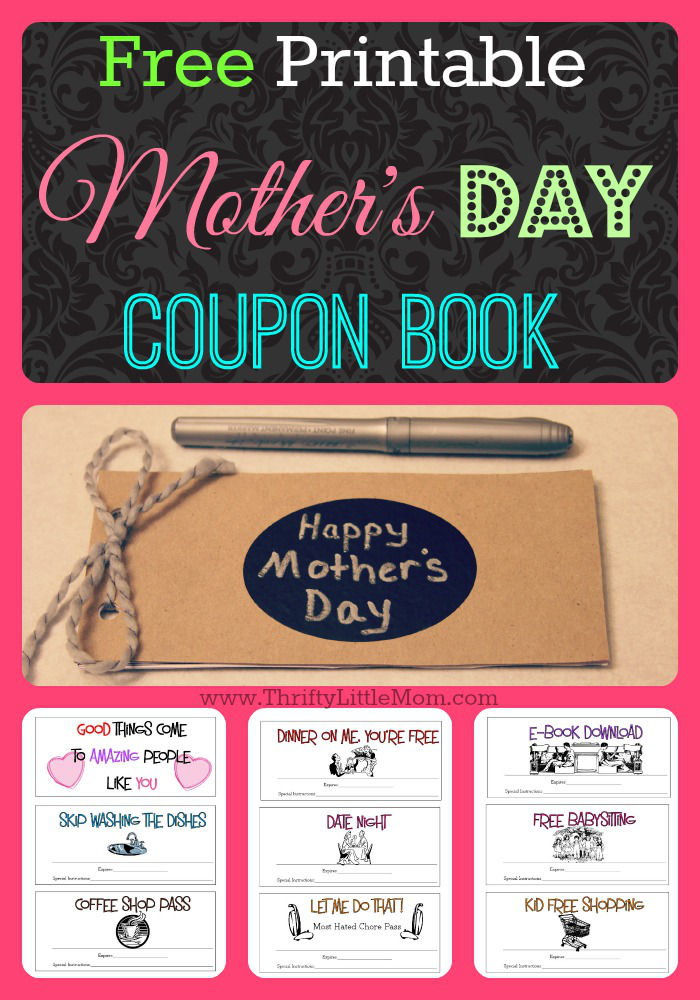 Free Printable Mother #39 s Day Coupons Thrifty Little Mom