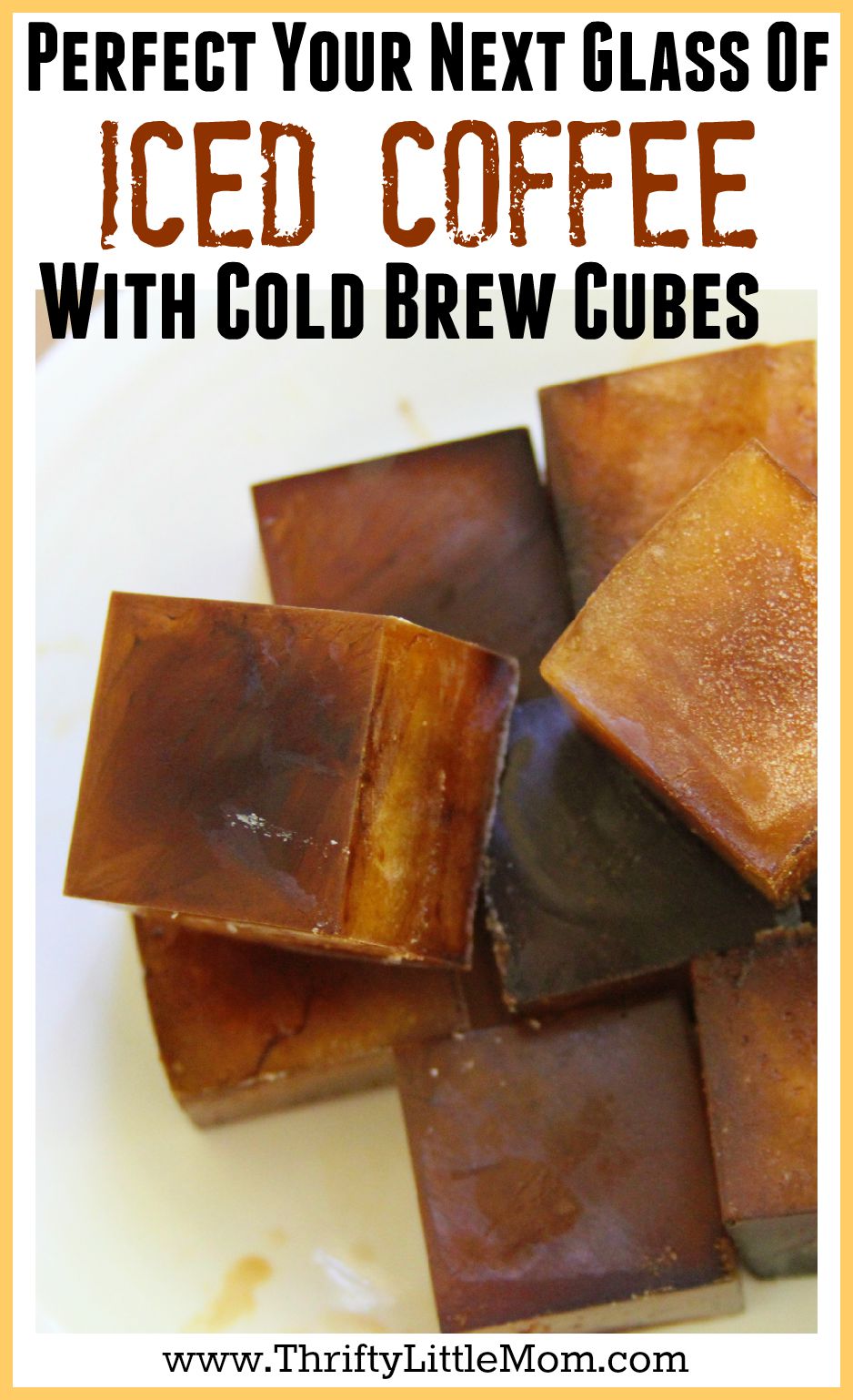 Cold Brew Coffee Ice Cubes