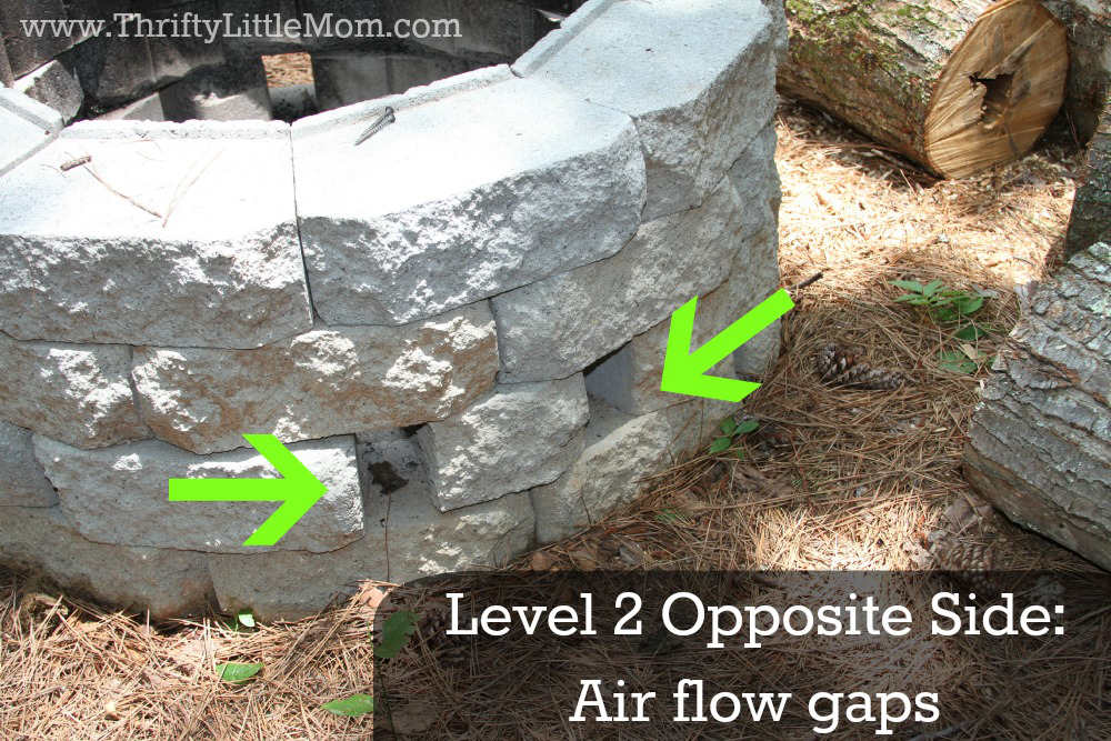 Easy Diy Inexpensive Firepit For, Fire Pit Vents Home Depot