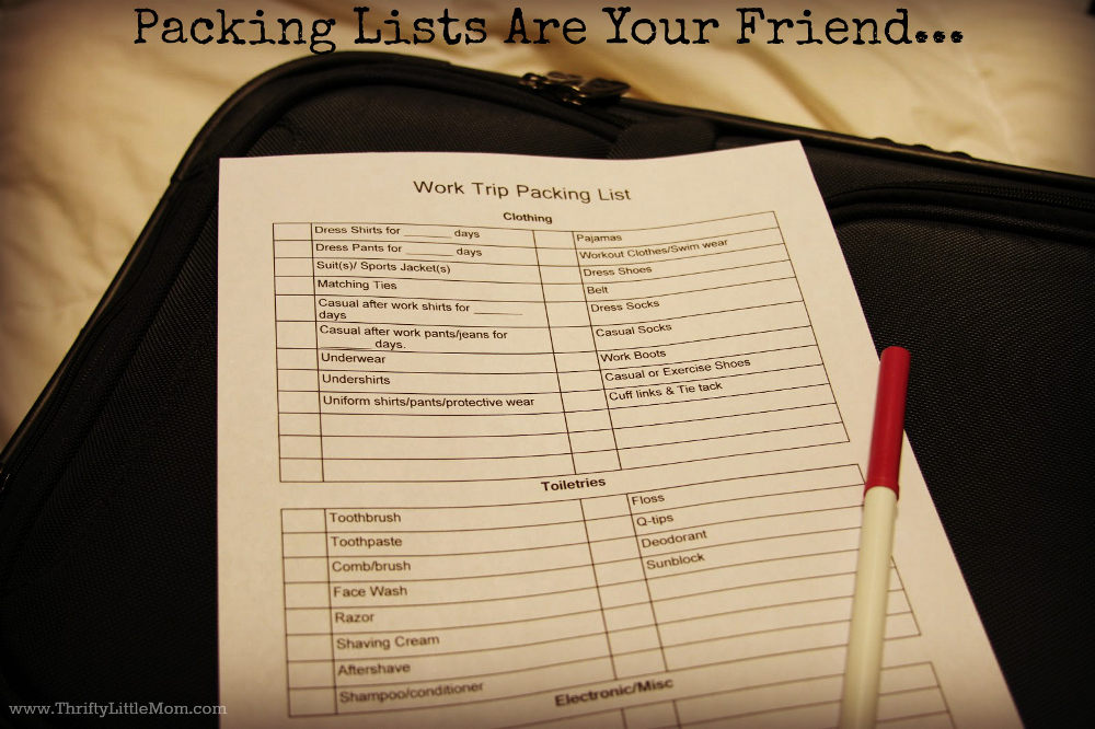 What To Take on a Work Trip: Business Trip Packing List With Examples