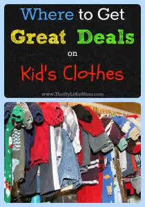 Great Deals on Kid's Clothes