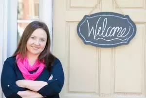 Kim's Welcom sign