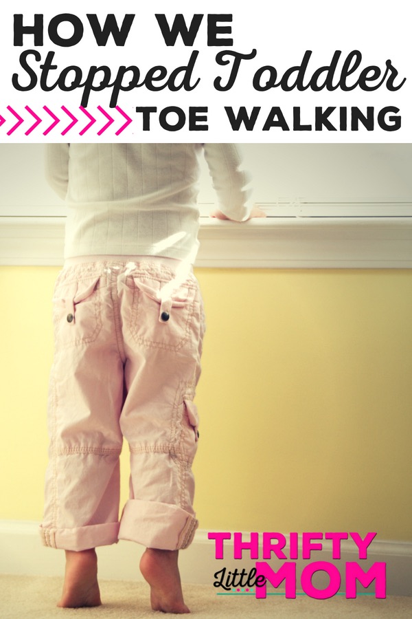 1 year old walks on tiptoes