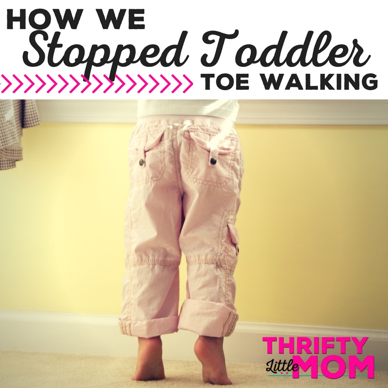 15 month old walking on tiptoes