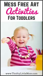 Mess Free Art Activities for Toddlers