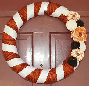 Yarn Wrap Wreath