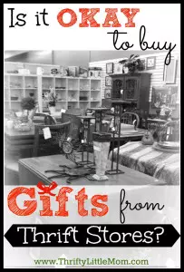 Is it okay to buy gifts from thrift stores. Check out this guide for do's and don'ts with thrift store gift shopping