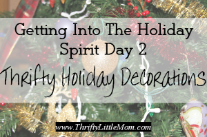 Thrifty Holiday Decorations