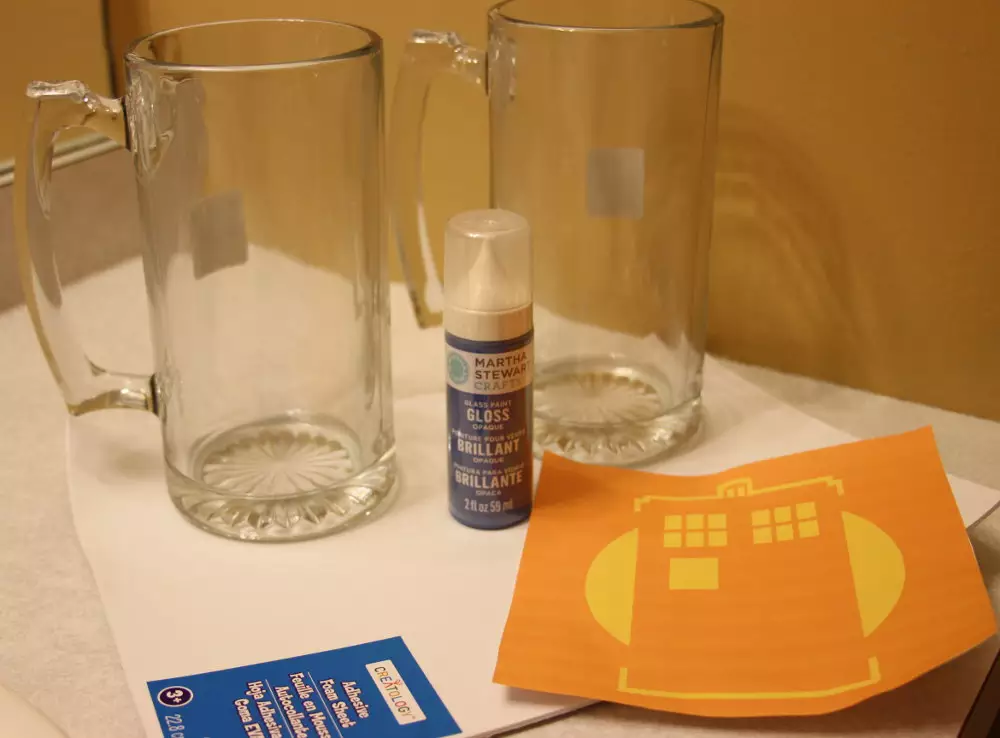 Paint Your Own Glassware Supplies