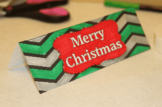 print and fold holiday gift tags