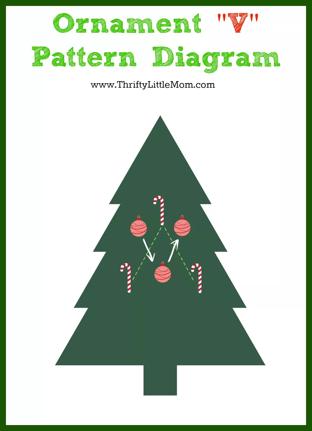 How To Trim Your Tree Like the Magazines Ornament Pattern