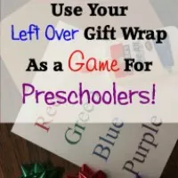 Turn Left Over Gift Wrap Into a Learning Activity