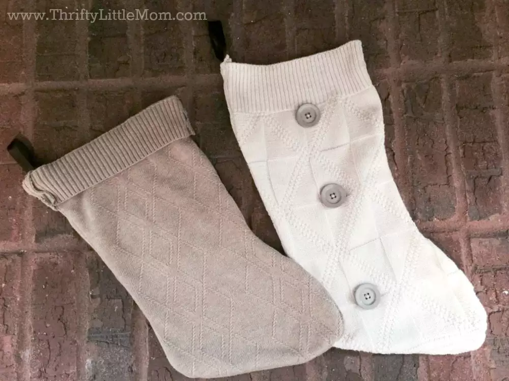 Make Your Own Sweater Stocking Finished Stockings