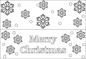 Printable Christmas Tag Sample 2 Snowflake