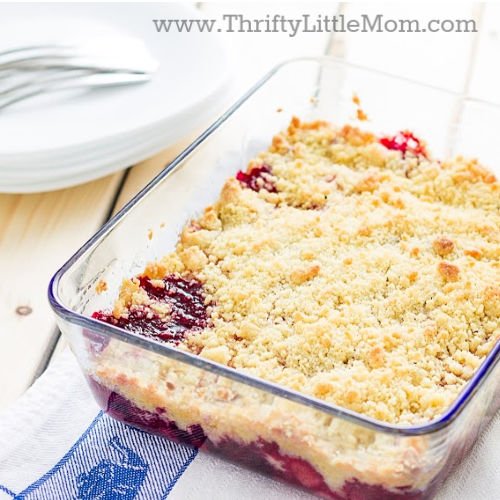 Father's Day Dessert Cherry Crunch Cake