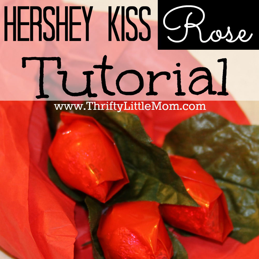 Hershey Kiss Valentine Roses Tutorial