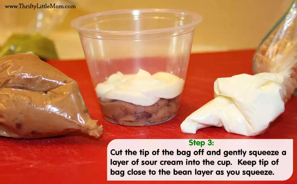 Step 3- Chip Dip Cups