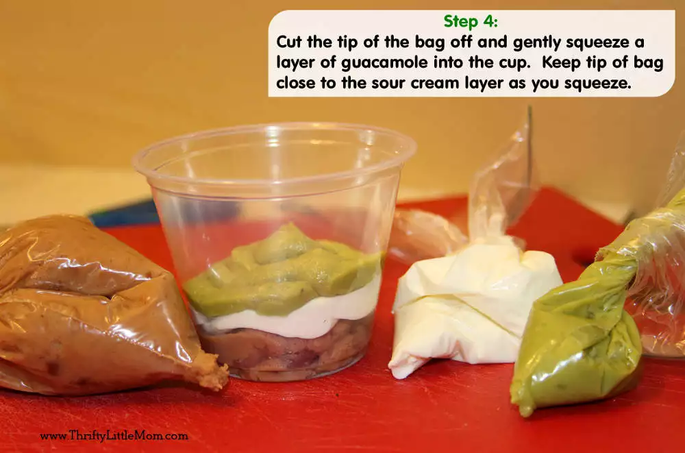 Step 4- Chip Dip Cups