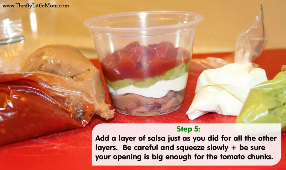 Step 5- Chip Dip Cups