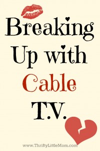 Breaking up with Cable TV