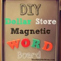 Easy DIY Magnetic Word Board