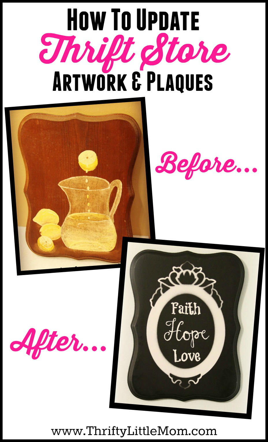 How To Update Thrift Store Artwork