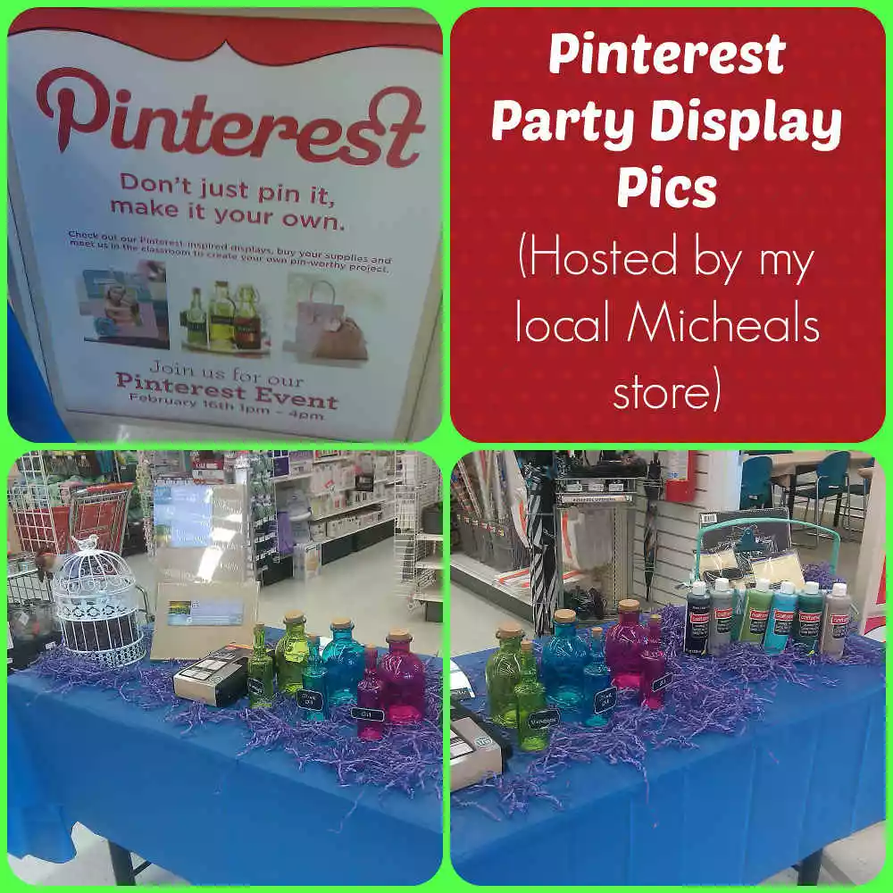 Pinterest Micheals craft party display