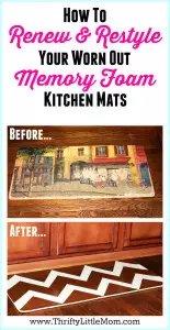Renew and Restyle your Memory Foam Kitchen Mat