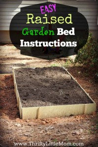 Easy Raised Garden Bed Instructions Cover