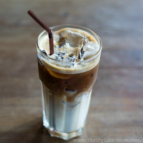 Vietnamese Iced Cold Brew Coffee with Whipped Cream and Caramel