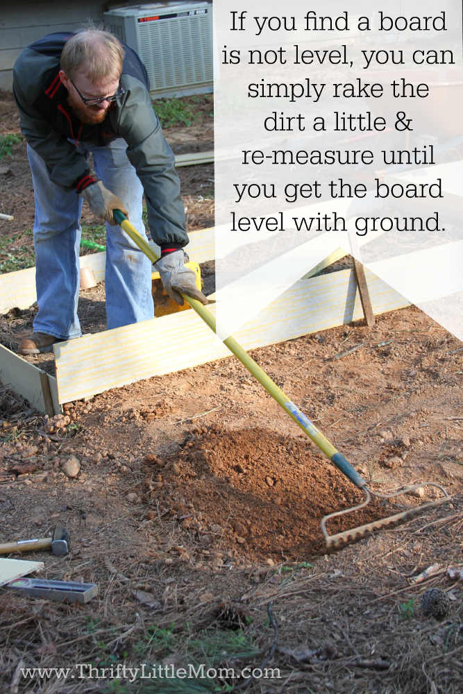 Easy Raised Garden Bed Instructions » Thrifty Little Mom