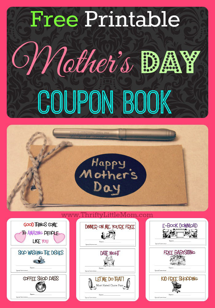 Free Printable Mother s Day Coupons Thrifty Little Mom