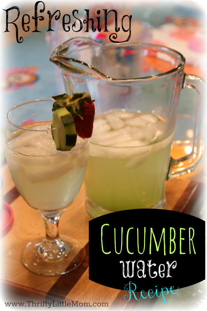 Delicioulsy Cold & Easy Cucumber Water Recipe for Home or Parties