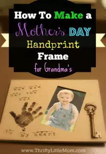 Make a handprint frame