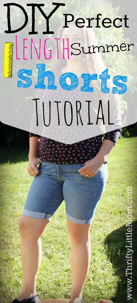 DIY Perfect Length Summer Shorts Tutorial