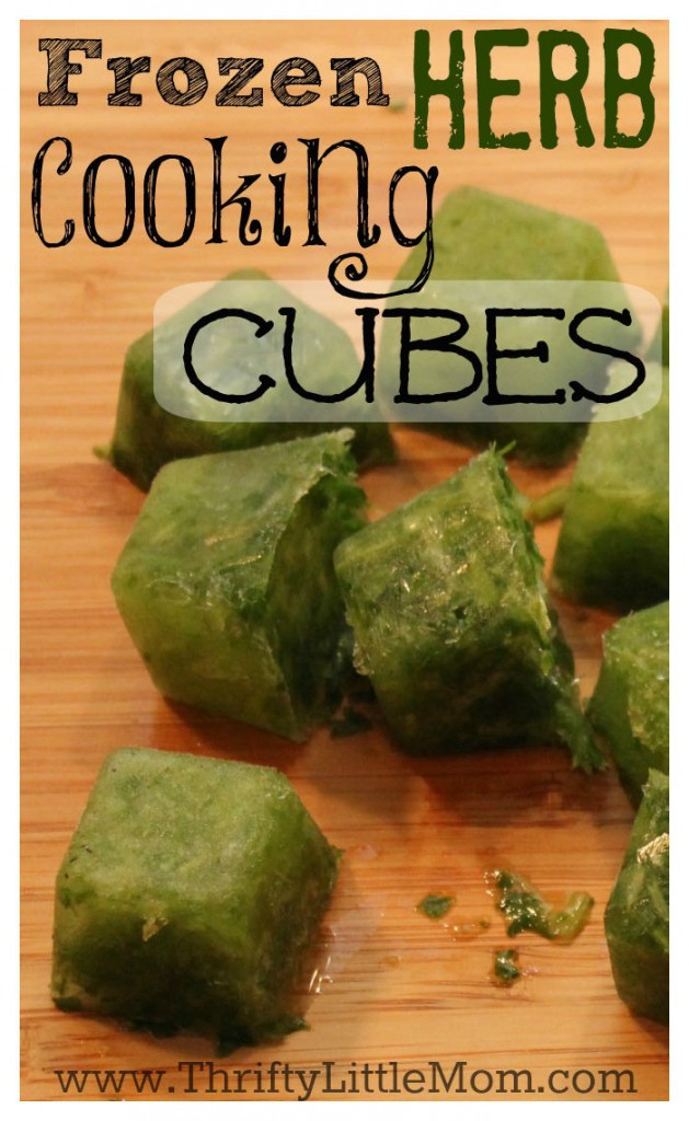 Frozen Herb Cooking Cubes 1