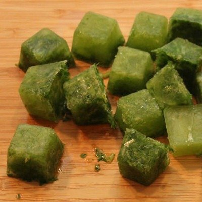 Frozen Herb Cooking Cubes