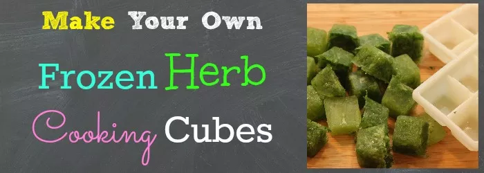 Make Your Own Frozen Herb Cooking Cubes Cover