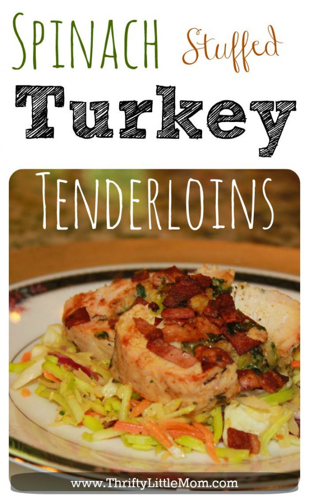 Spinach Stuffed Turkey Tenderloins