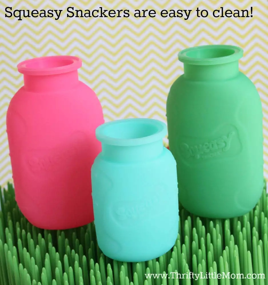 Squeasy Snackers Easy To Clean