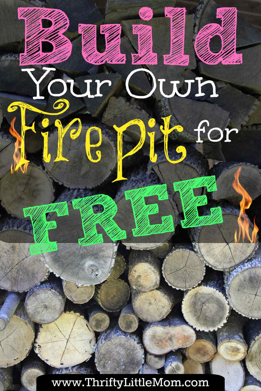 Easy Diy Inexpensive Firepit For Backyard Fun Thrifty Little Mom