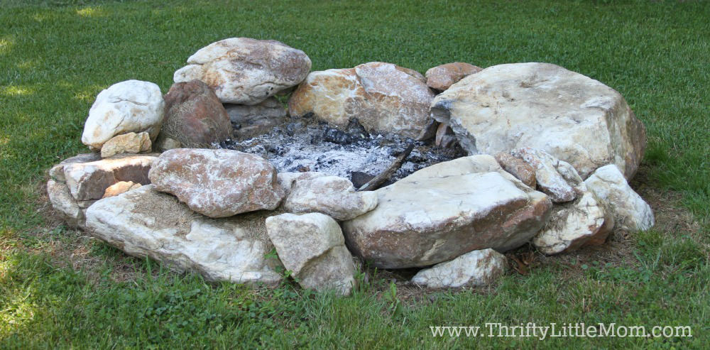 Build Your Own Backyard Fire Pit Using, Making A Fire Pit With Rocks