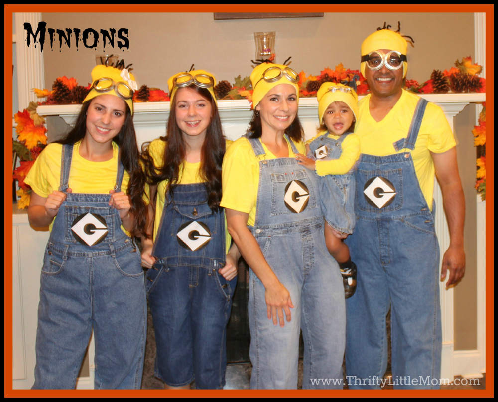 Minions family clearance costume