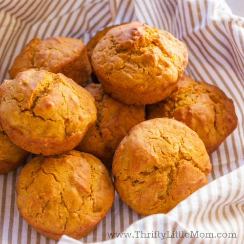 Super Easy Pumpkin Spice Muffins