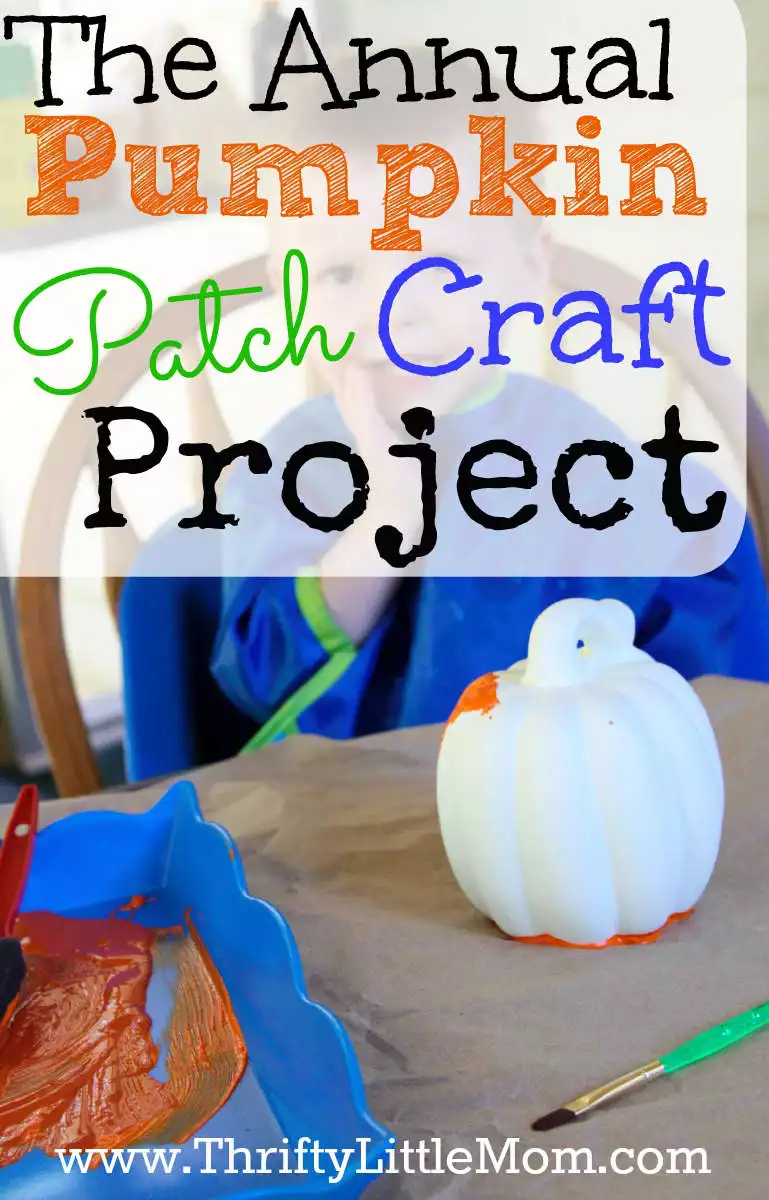 The Annual Pumpkin Patch Craft Project. Start an annual tradition with your kids this fall that will create lots of great decor and memories!