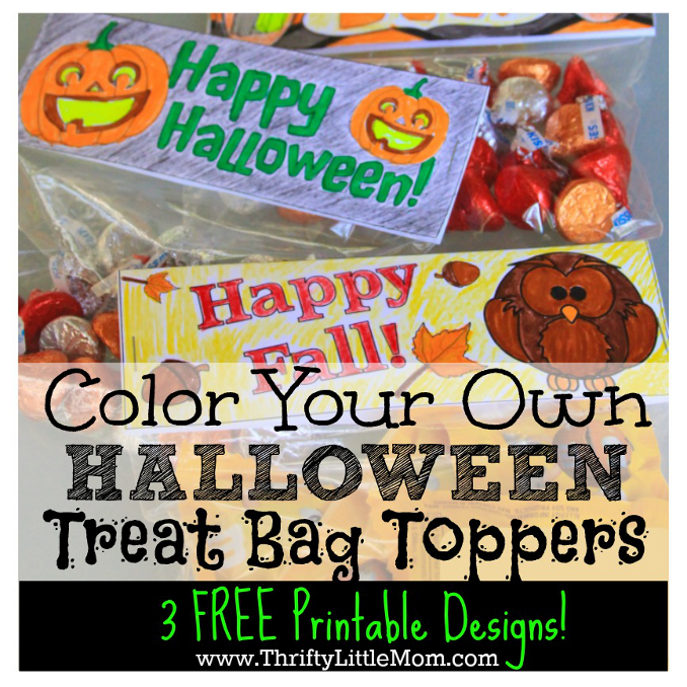 3 Free Printable Halloween Treat Bag Toppers » Thrifty Little Mom