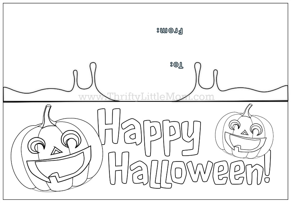 Free Printable Halloween Treat Bag Topper