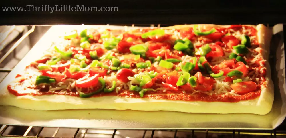 Homemade Pizza in the Oven