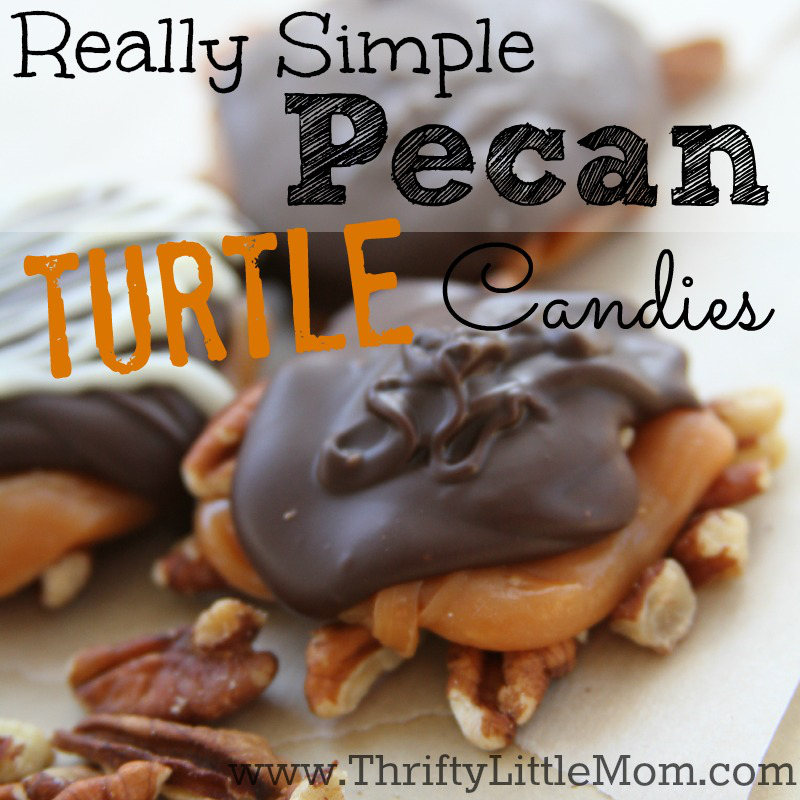 Really Simple Pecan Turtle Candies for gifts