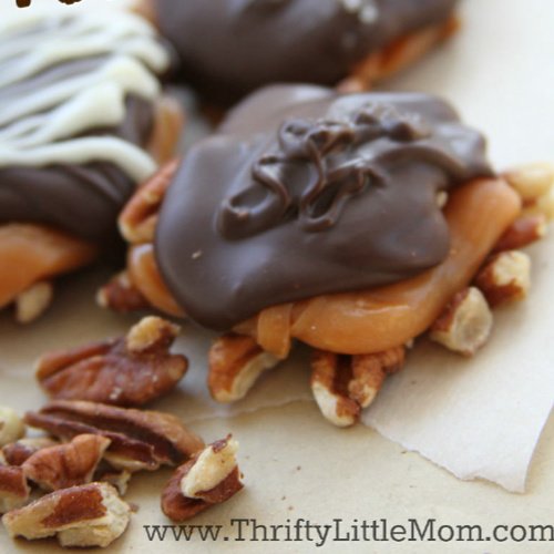 Really Simple Pecan Turtle Candies